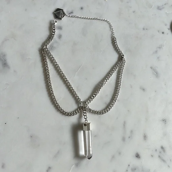 Crystal Drop Necklace - Picture 3 of 8